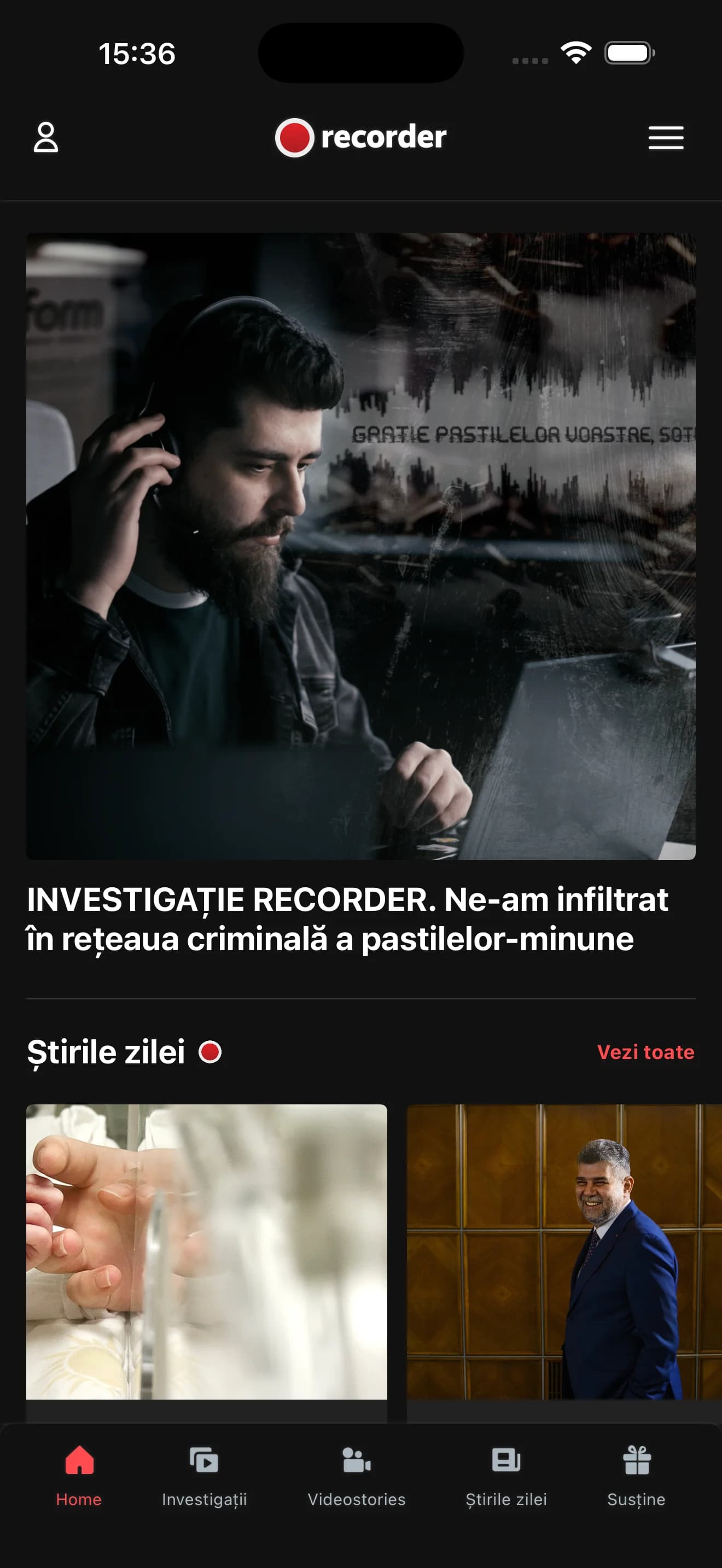 Acasă și investigații